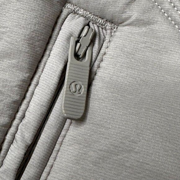 Lululemon Go Cozy Sherpa Fleece Jacket Heathered Ceramic Beige - Picture 10 of 15